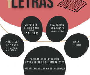 cartel actividad perros y letras