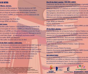 cartel del día del libro