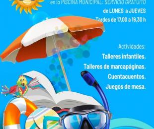 cartel bibliopiscina 2024
