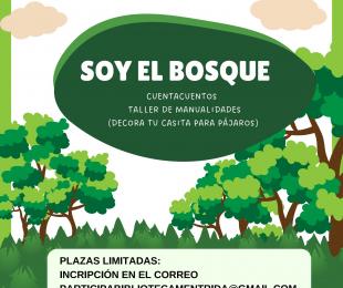 cartel actividad infantil cuentacuentos soy el bosque