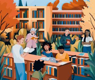 cartel dia de la biblioteca