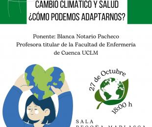 cartel conferencia cambio climático