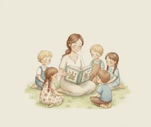 imagen antigua  cuenta-cuentos