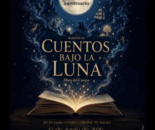 Cartel cuentos bajo la luna