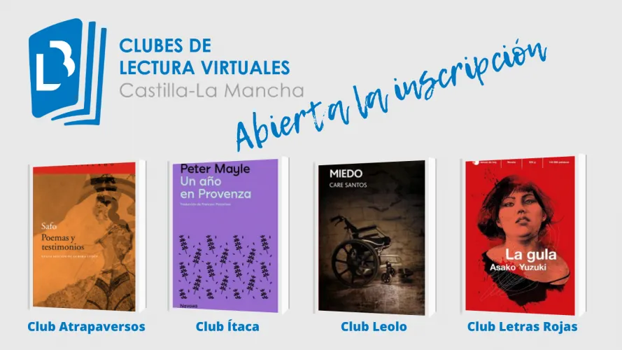 cartel inscripcion clubes de lectura