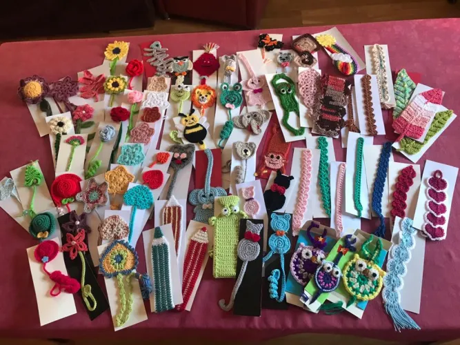 foto marcapaginas tejidos cabanillas del campo