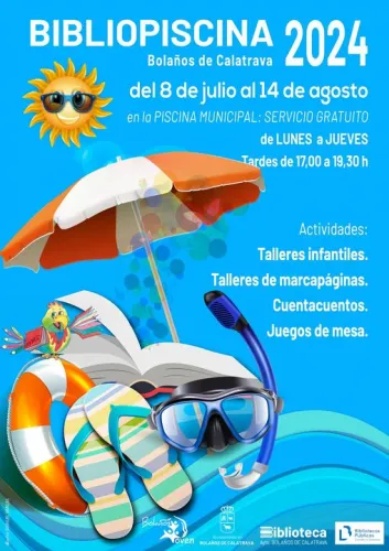 cartel bibliopiscina 2024