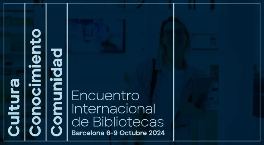 cartel  encuentro internacional de bibliotecas