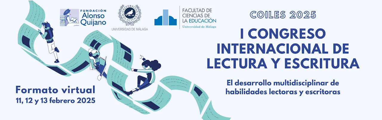 cartel de congreso internacional  de lectura y escritura