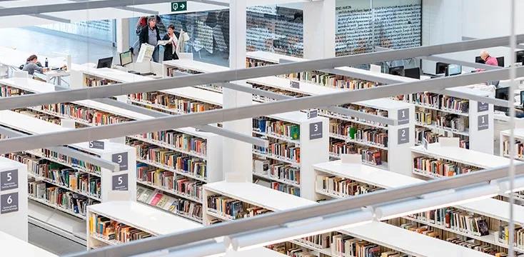 imagen de una biblioteca