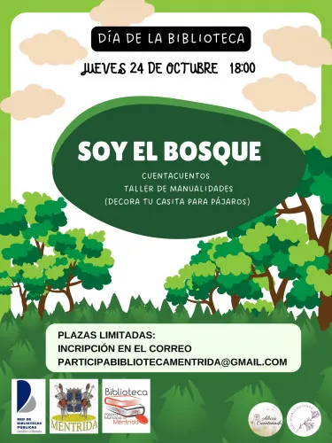 cartel actividad infantil cuentacuentos soy el bosque
