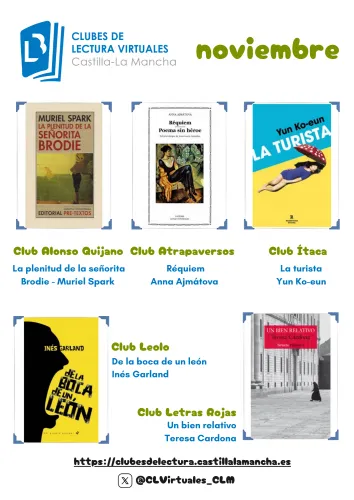 cratel de clubes de lectura virtual de noviembre