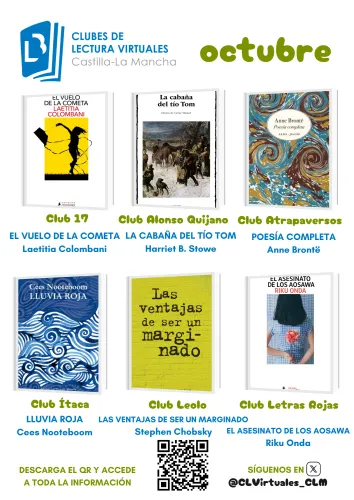 cartel clubes de lectura