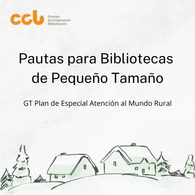 pautas con imagen  del ccb Bibliotecas de pequeño tamaño