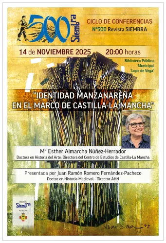 cartel conferencia identidad de manzanares