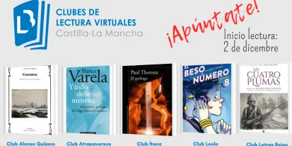 cartel inscripción clubes de lectura