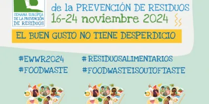 cartel semana europea contra  prevención de residuos
