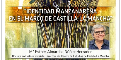 cartel conferencia identidad de manzanares